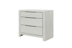 Jehoram Beige Nightstand, No Assembly Required