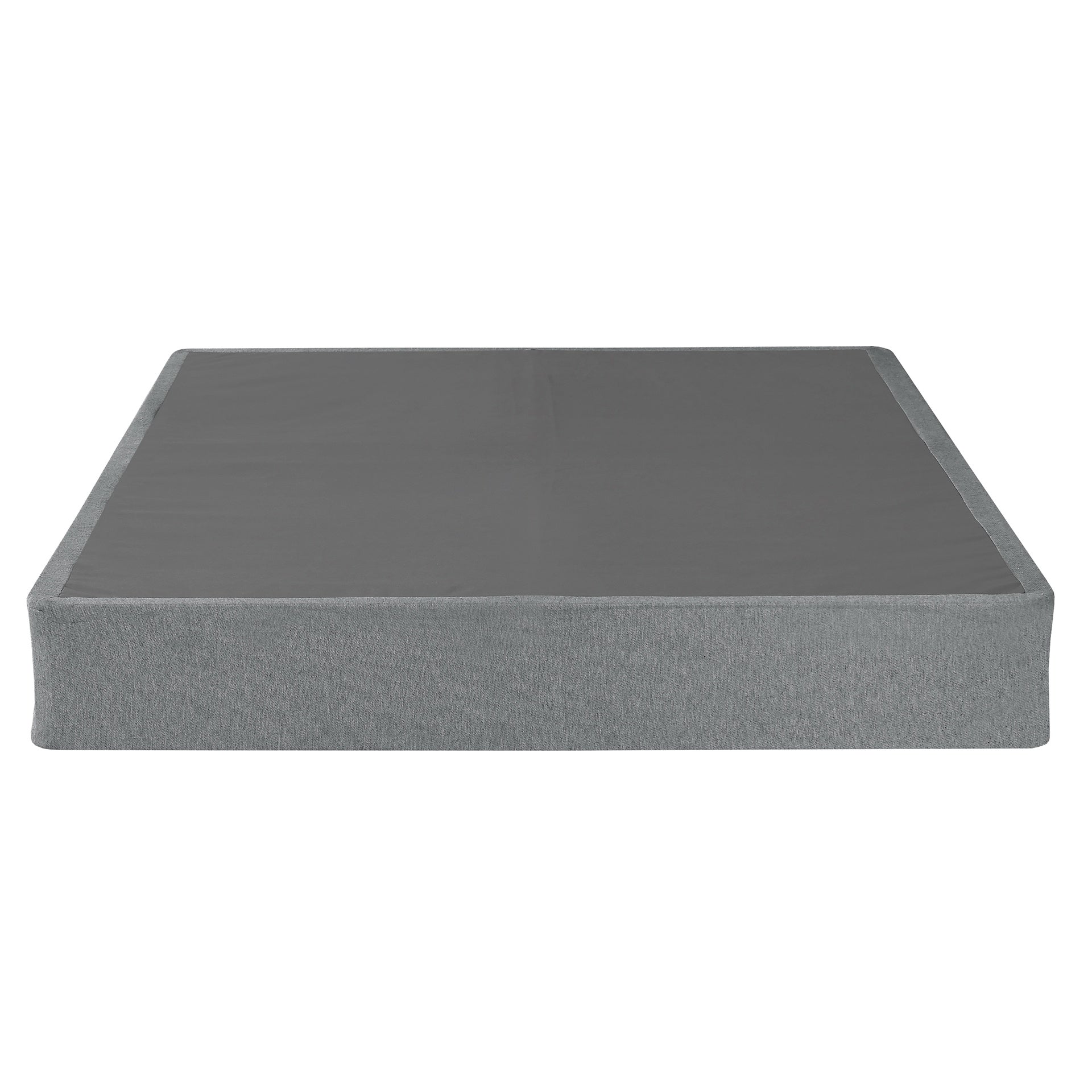 Foldable 9 in. Metal Mattress Bed Base, Twin-Size Box Spring Foundation Bed, Grey