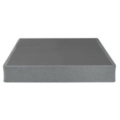 Foldable 9 in. Metal Mattress Bed Base, Twin-Size Box Spring Foundation Bed, Grey