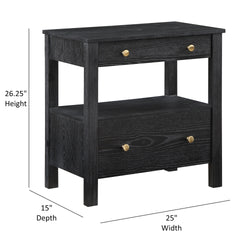 Danielle 2 Drawer Nightstand