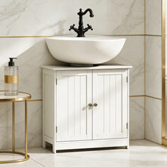 Stylish Pedestal Sink Storage Cabinet,Bathroom Under Sink Cabinet