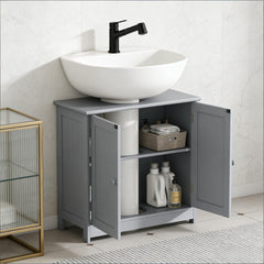 Modern Style Pedestal Sink Storage Cabinet,Bathroom Under Sink Cabinet