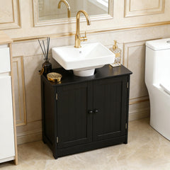 Modern Style Bathroom Under Sink Cabinet,Pedestal Sink Storage Cabinet