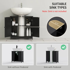 Modern Style Bathroom Under Sink Cabinet,Pedestal Sink Storage Cabinet
