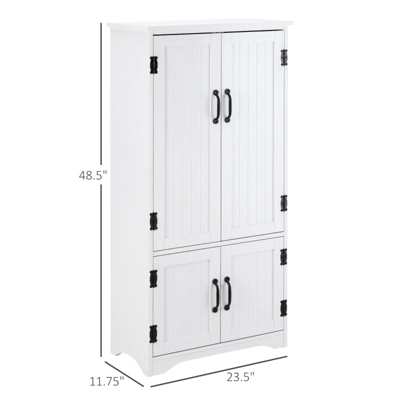Freestanding Kitchen Pantry Cabinet,Farmhouse Home Cabinet,Accent Floor Storage Cabinet