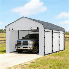 Durable Waterproof Replacement Side Wall Cover,Carport Replacement Sidewall Panel(Only Carport Replacement Sidewall)