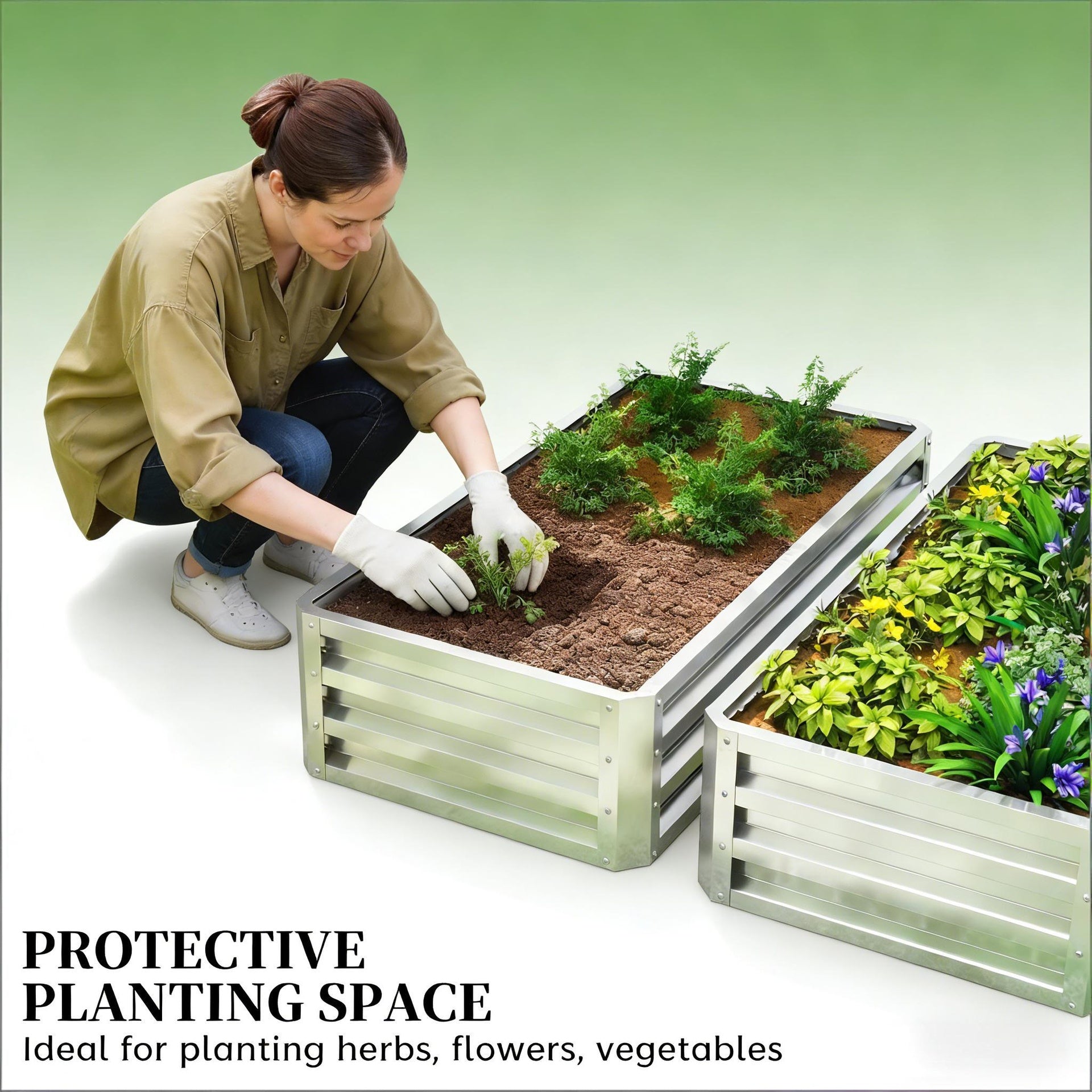 Stable Flowers Box,Raised Garden Bed,Planter Box