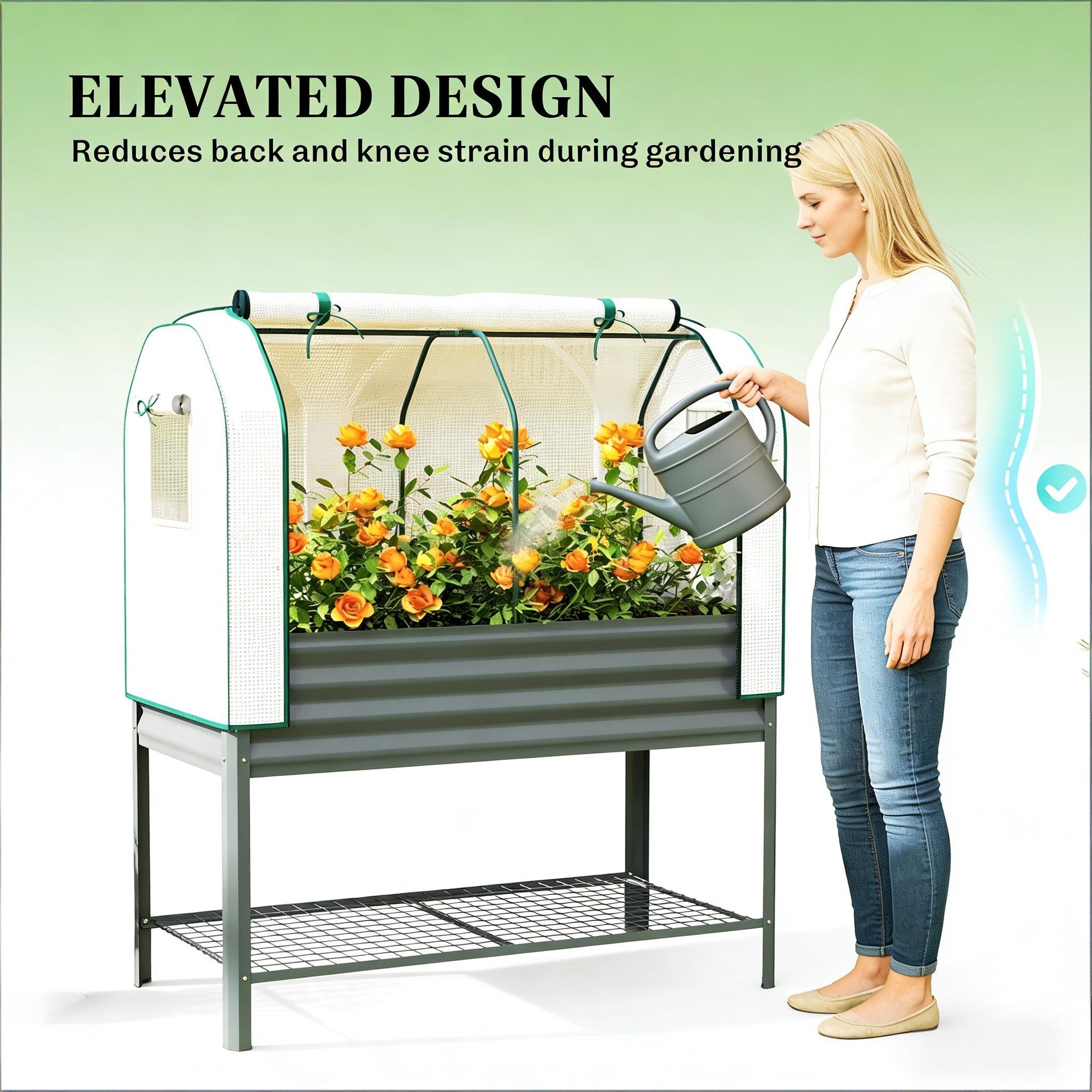 Convenient Flower Boxs,Outdoor Plant Boxs,Raised Garden Bed