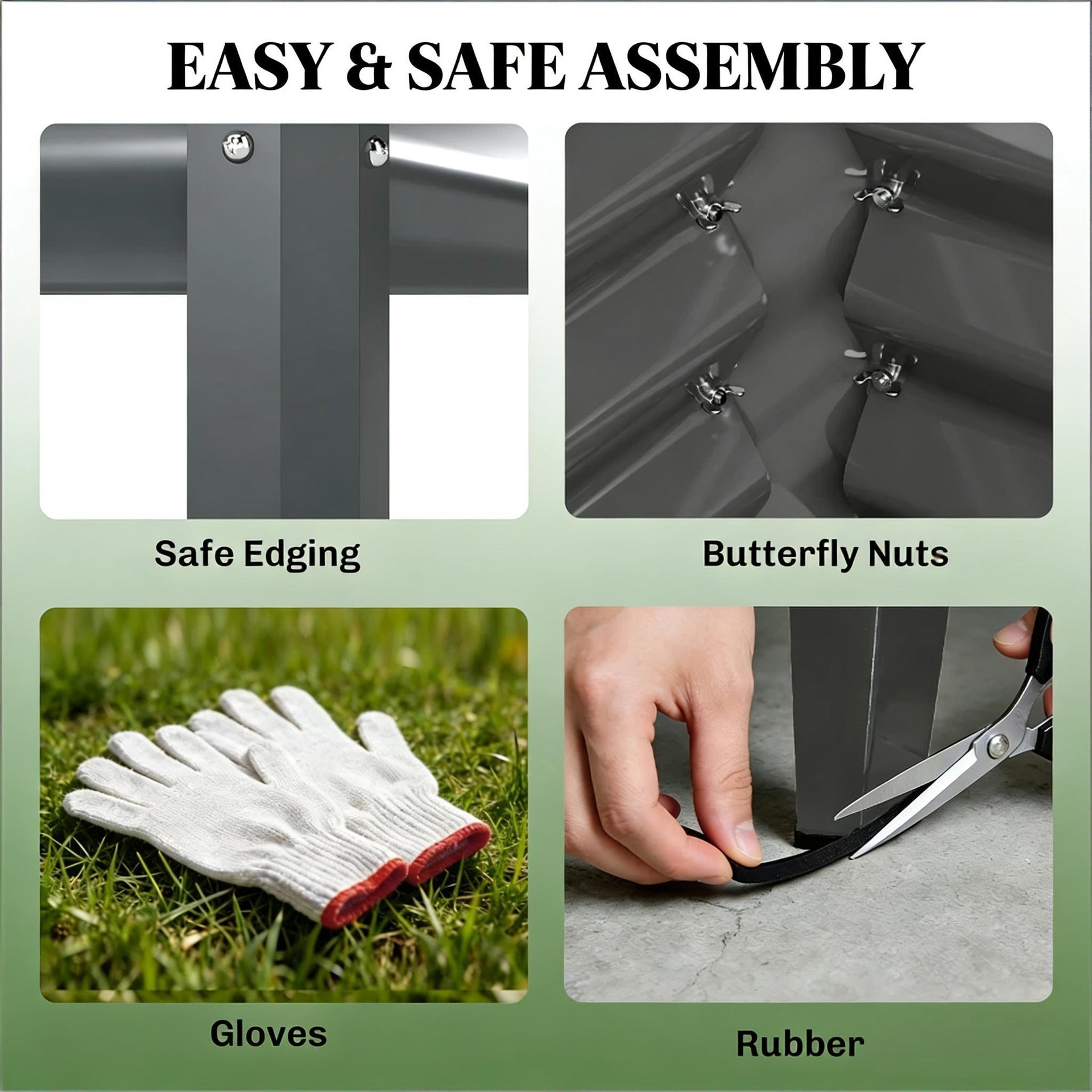 Convenient Flower Boxs,Outdoor Plant Boxs,Raised Garden Bed