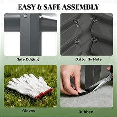 Convenient Flower Boxs,Outdoor Plant Boxs,Raised Garden Bed