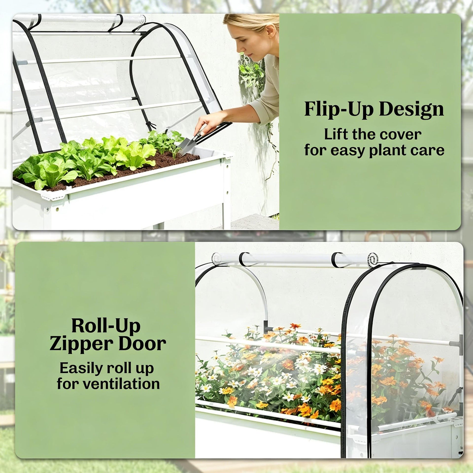 Stylish Flower Boxs,Elevated Plant Boxs,Raised Garden Bed