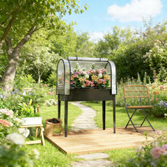 Elevated Plant Boxs,Raised Garden Bed,Flower Boxs