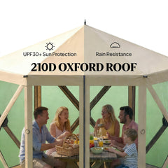 Outdoor Pop Up Gazebo Screen Tent,Modern Camping Canopy Screen House