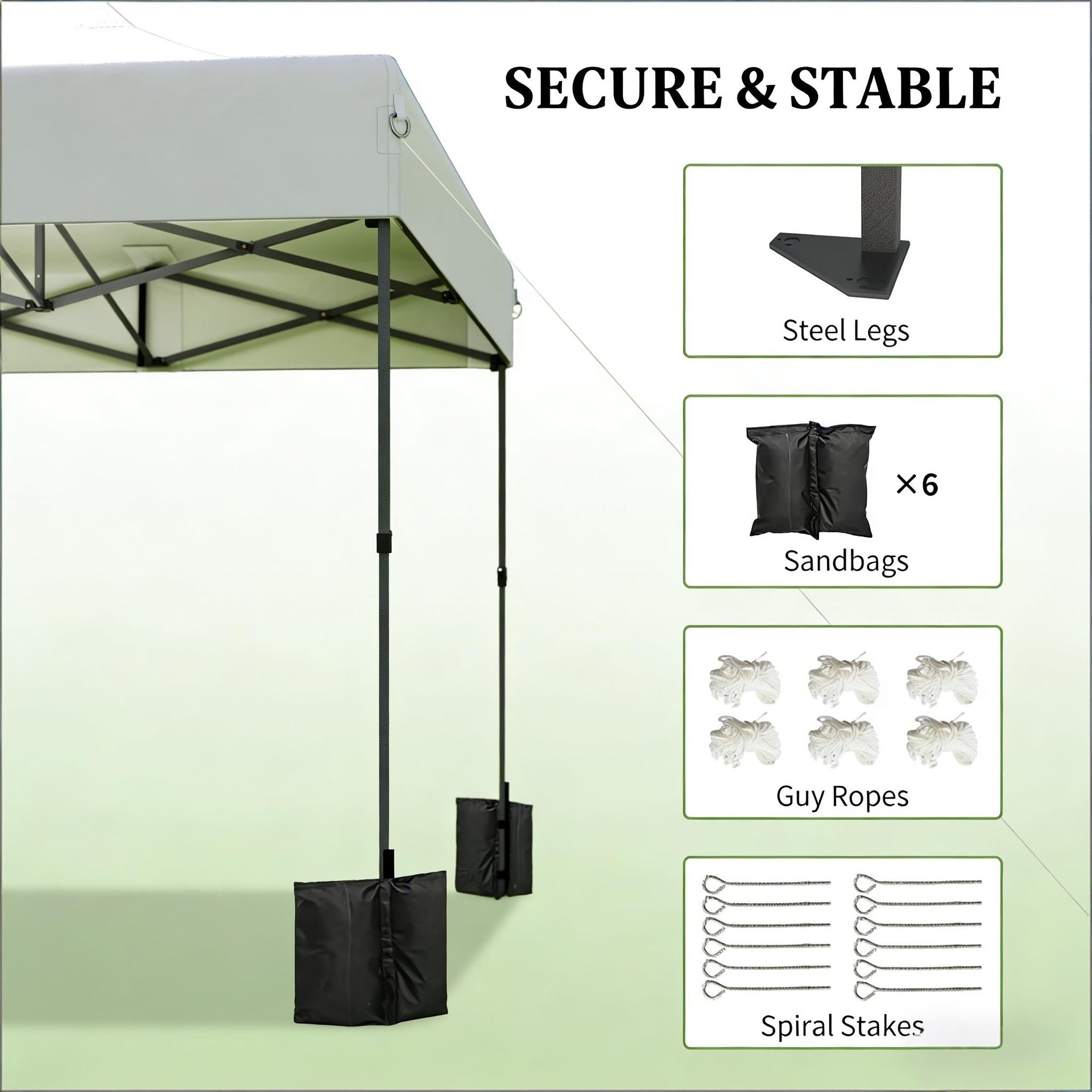 Stable Instant Canopy Shelter,Outdoor Pop Up Canopy Tent