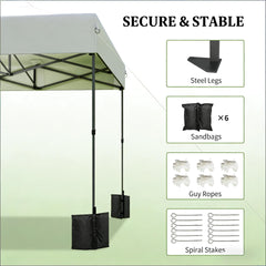 Stable Instant Canopy Shelter,Outdoor Pop Up Canopy Tent