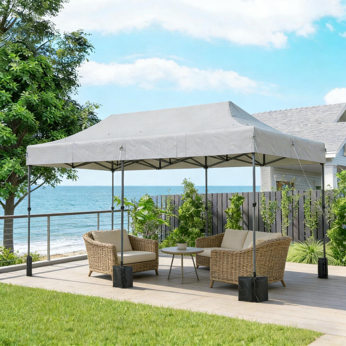 Stable Instant Canopy Shelter,Outdoor Pop Up Canopy Tent