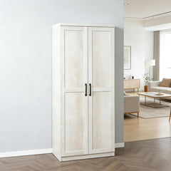 Sturdy Double Door Storage Cabinet,Freestanding Bedroom Cabinet,Kitchen Pantry Cabinet