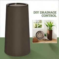 Tall Planter,Stackable Large Planters,Set of 2 Flower Pots