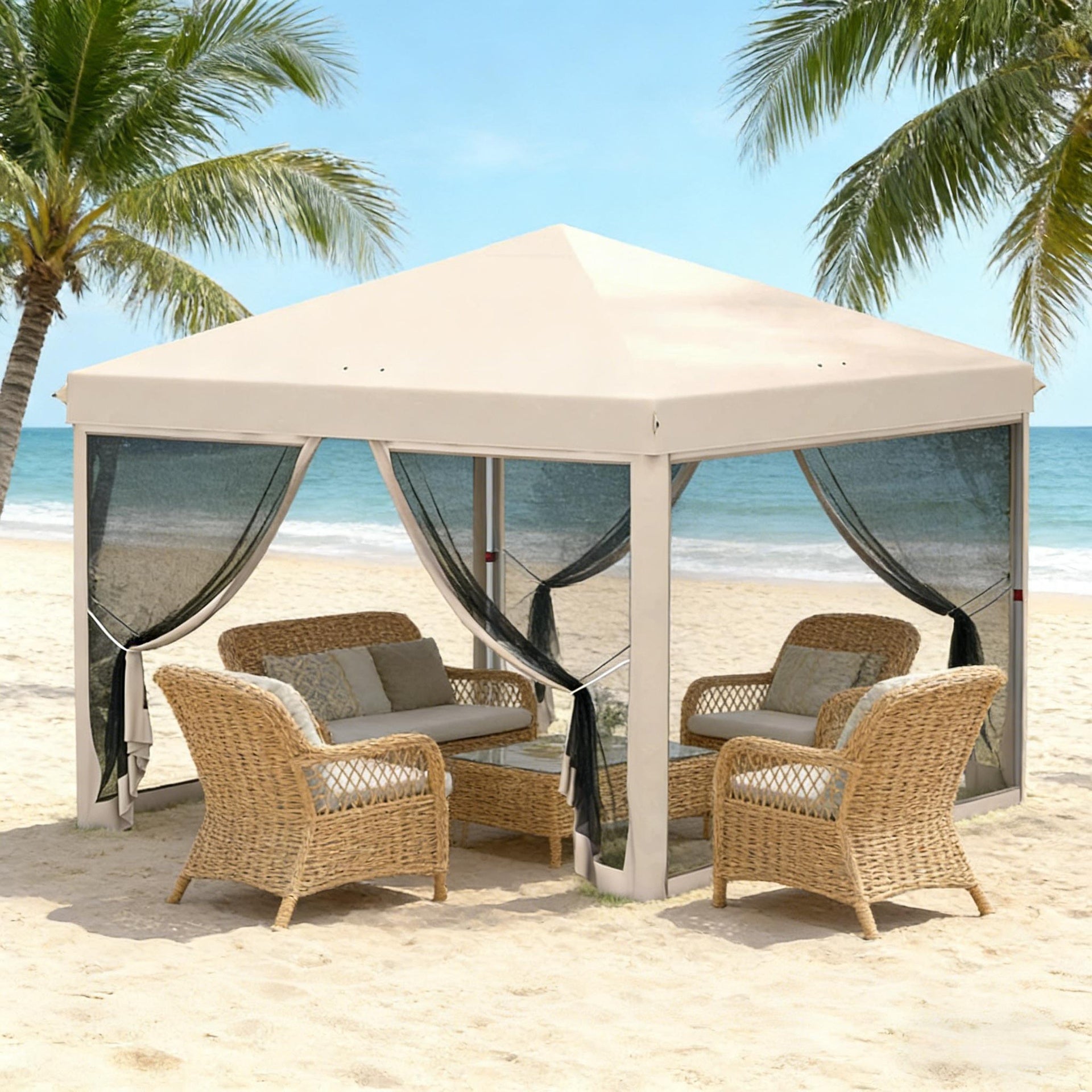 Outdoor Screen Room House,Pop Up Canopy Tent