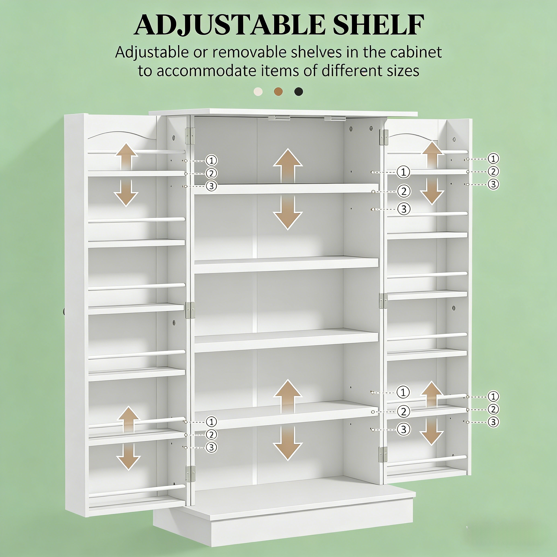 Nordic Style Kitchen Cupboard,Kitchen Sideboard Cabinet,Kitchen Pantry Cabinet