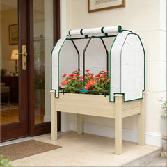 Compact Planter Box,Outdoor Raised Garden Bed