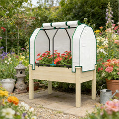 Compact Planter Box,Outdoor Raised Garden Bed
