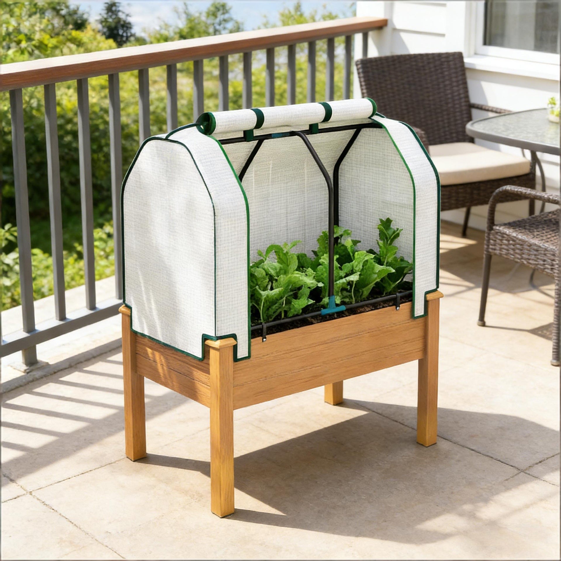 Outdoor Planter Box,Raised Garden Bed