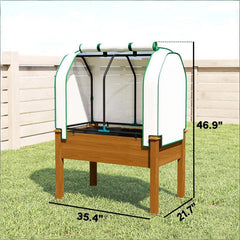 Outdoor Planter Box,Convenient Raised Garden Bed