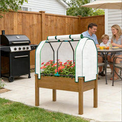 Outdoor Planter Box,Convenient Raised Garden Bed