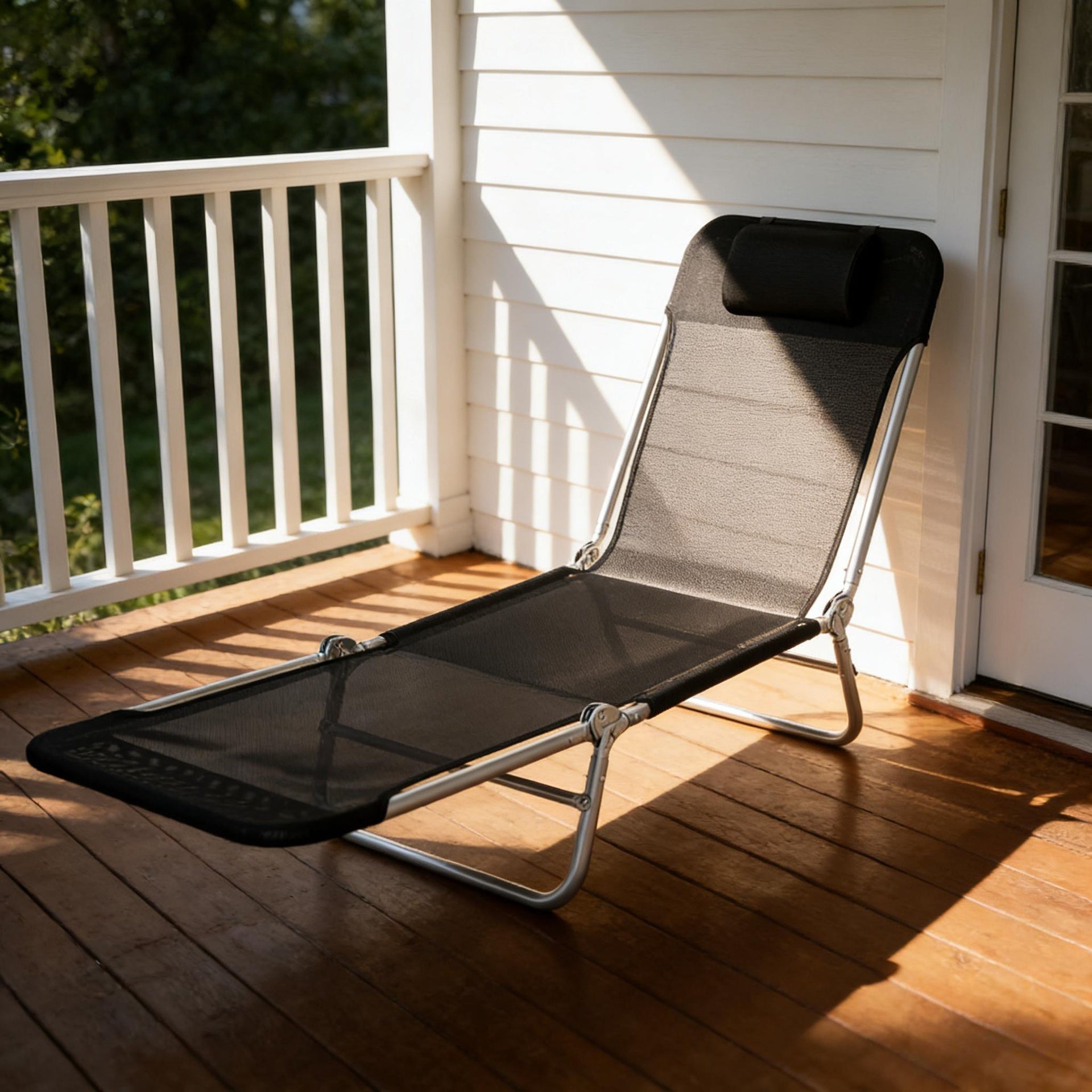 Convenient Tanning Chair,Folding Chaise Lounge Chair