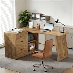 Corner Writing Desk,L-Shaped Office Desk,Computer Desk