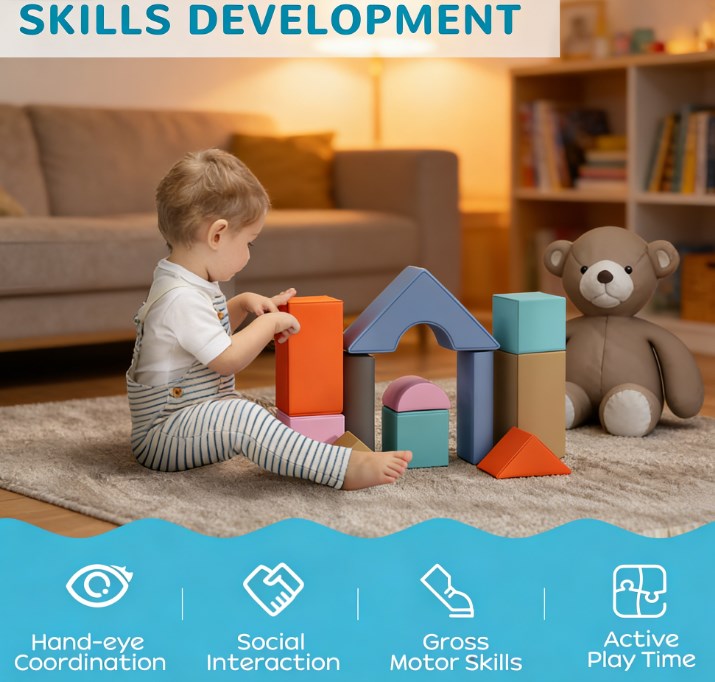 Toddlers Foam Play Set,Soft Toy