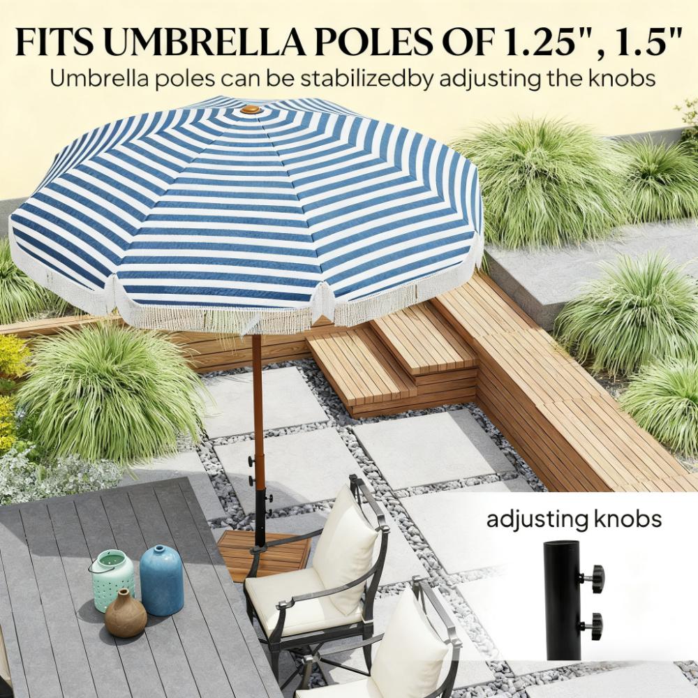 Outdoor Umbrella Base,Patio Umbrella Base,Concrete Heavy Duty Umbrella Base