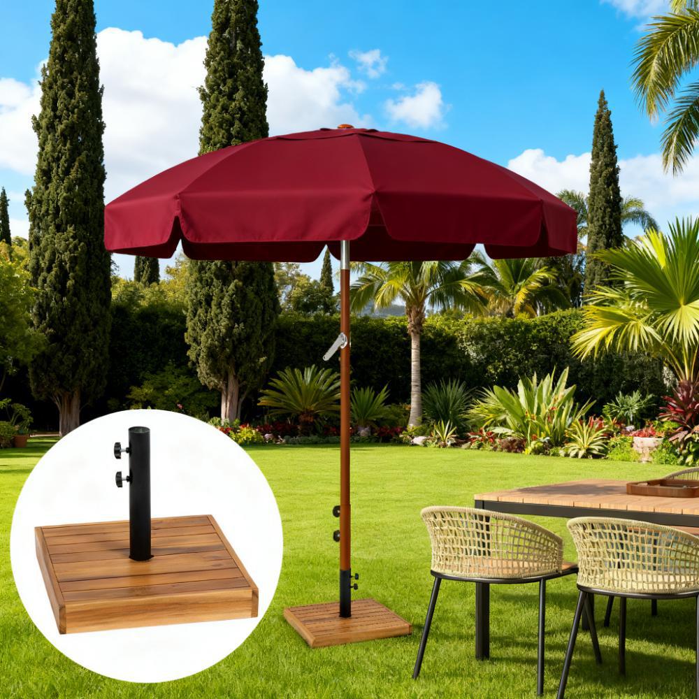 Outdoor Umbrella Base,Patio Umbrella Base,Concrete Heavy Duty Umbrella Base