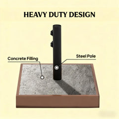 Concrete Heavy Duty Umbrella Base,Outdoor Umbrella Base,Patio Umbrella Base