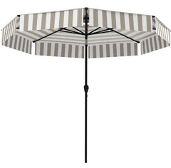 Outdoor Market Umbrella,Patio Umbrella,2-Tier Vented Patio Table Umbrella with Crank 8 Ribs,Tiltable Porch Umbrella,for Outdoor