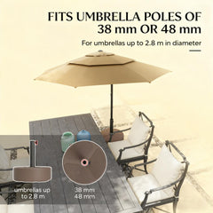 Umbrella Stand Base,Round Patio Umbrella Base Holder,Heavy Duty Outdoor Umbrella Stand Base