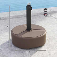 Umbrella Stand Base,Round Patio Umbrella Base Holder,Heavy Duty Outdoor Umbrella Stand Base