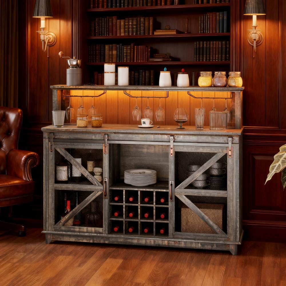 Farmhouse Wine Cabinet,Coffee Bar Cabinet,for Your Home