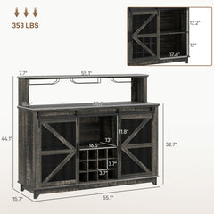 Farmhouse Wine Cabinet,Coffee Bar Cabinet,for Your Home