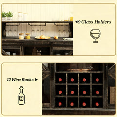 Farmhouse Wine Cabinet,Coffee Bar Cabinet,for Your Home