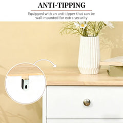 Buffet Cabinet with Storage Cabinets,Drawers and Adjustable Shelves