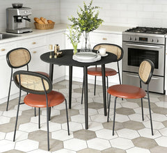 Round Drop Kitchen Table,Folding Dining Table,for Small Spaces