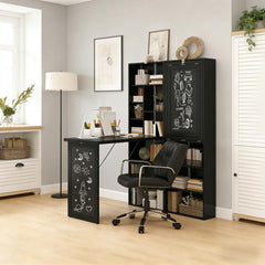 Wall Mount Computer Desk,Fold-out Convertible Home Office Desk