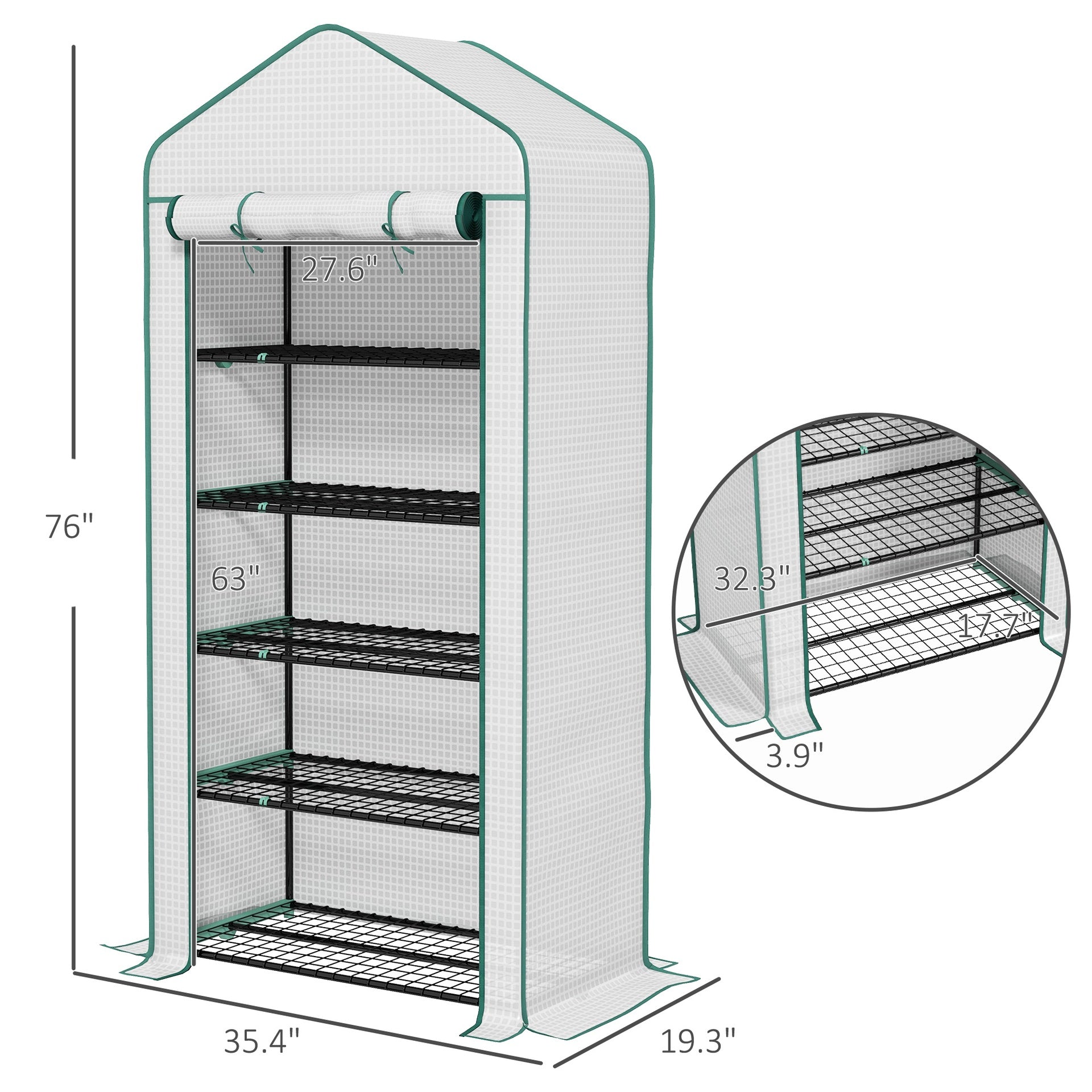 Small Portable Greenhouse,Convenient Mini Greenhouse
