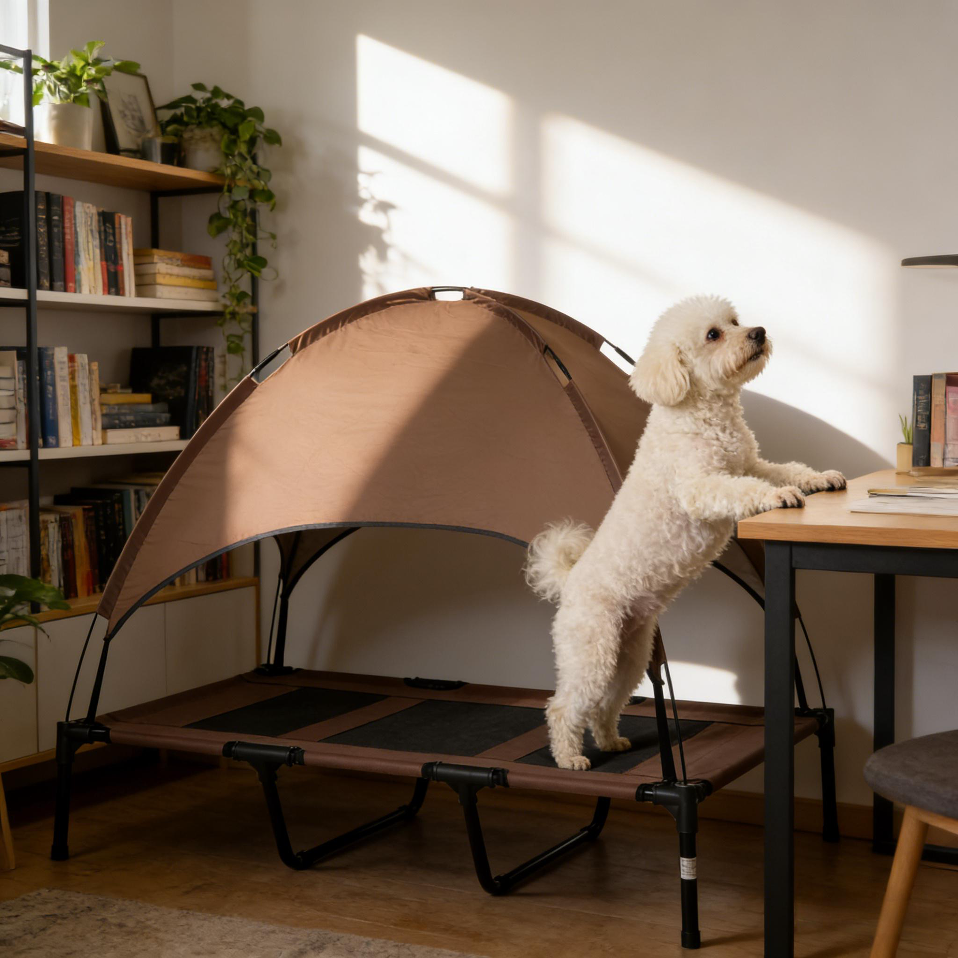 Portable Pet Bed,Elevated Portable Dog Cot