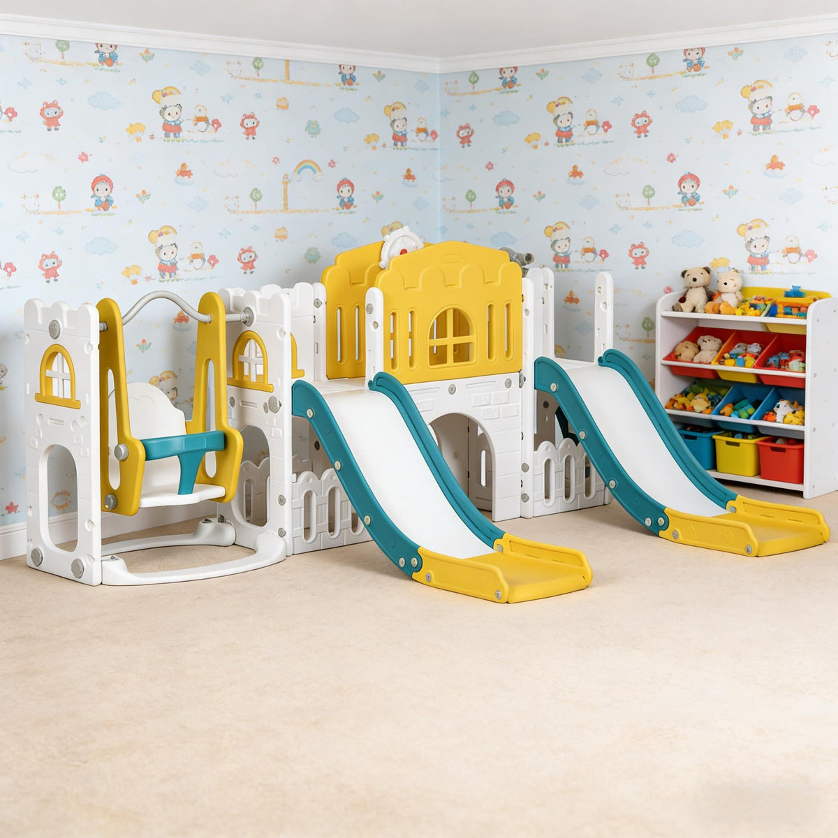 Kids Slide,Toddler Slide and Swing Set