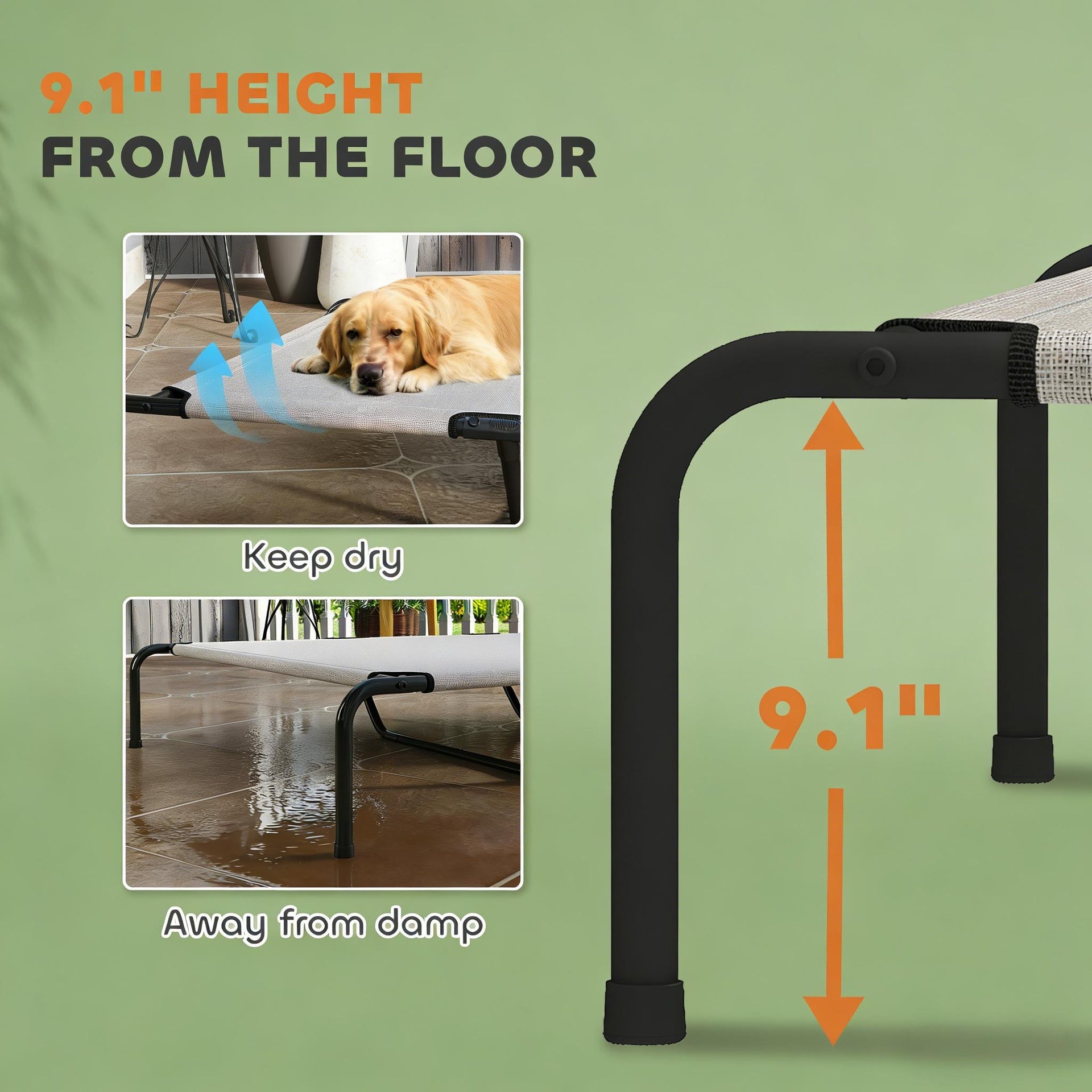 Large Pet Bed,Elevated Dog Bed