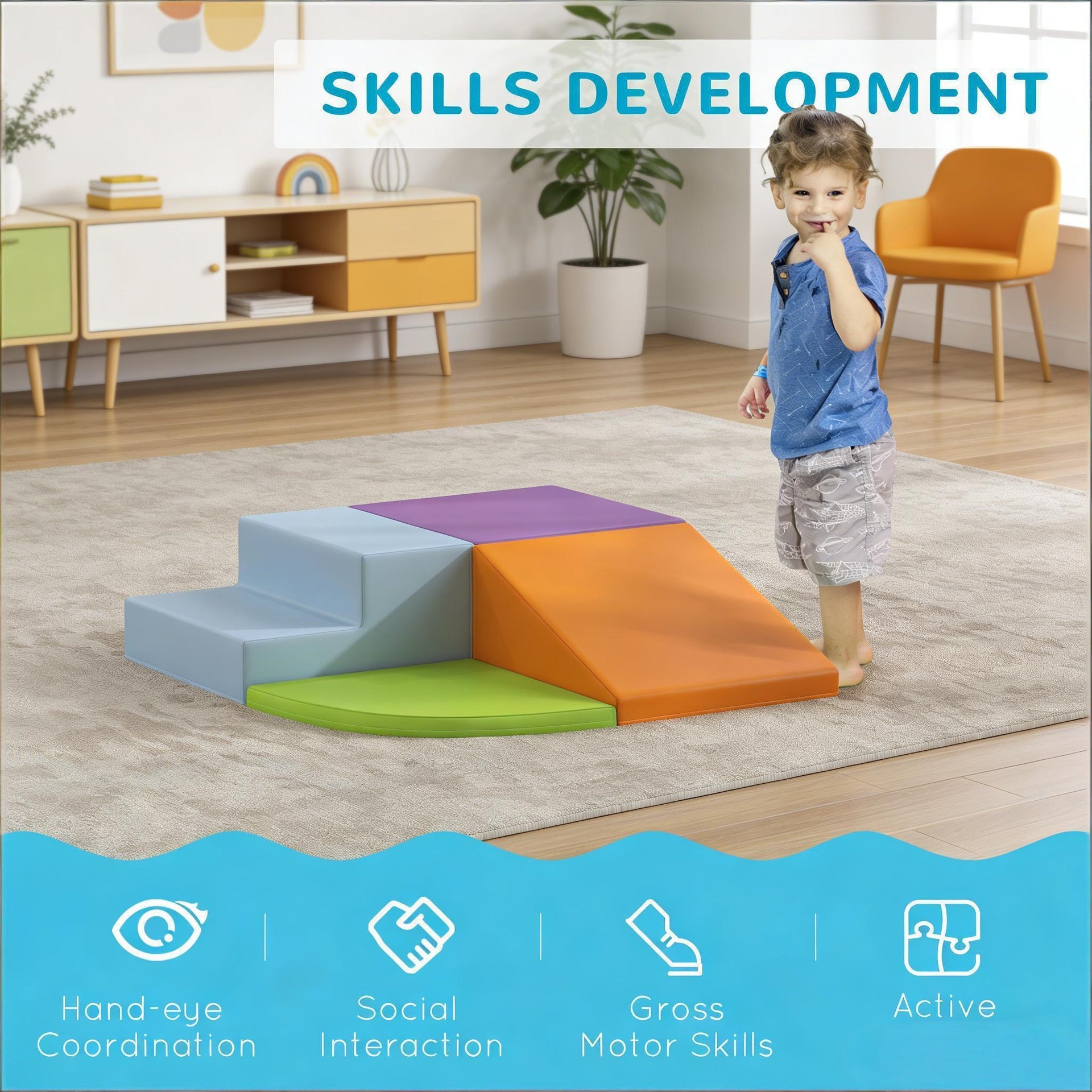 Toddlers Foam Play Set,Growing Toy