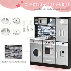 Kitchen Playset,Wooden Play Kitchen